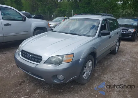 2005 Subaru Outback 2.5I из США, поврежденный, VIN 4S4BP61C757383641